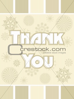 brown abstract background with thankyou text