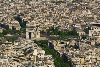 Paris. Aerial view