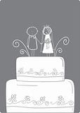 Bride and Groom Wedding cake topper