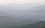 Mountain hazy daybreak
