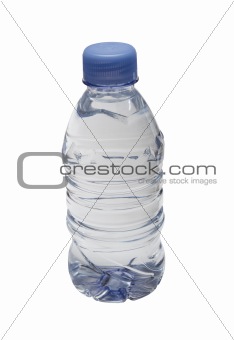 Plastic bottle of clean water