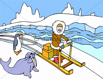 Eskimo Sled Ride