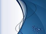 Vector illustration of blue background