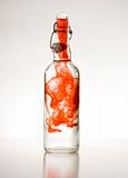 Abstract Color in Bottle