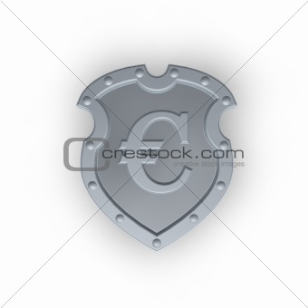 shield with euro sign