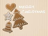 Christmas card - gingerbreads