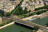 Bridge on the Seine river, Paris
