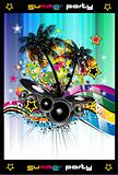 Discotheque Colorful Background for Flyers