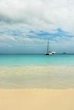 Beach Seychelles. Island Praslin.