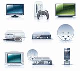 Vector household appliances icons. Part 6
