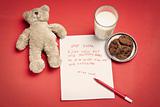 Christmas wish letter from lonely child