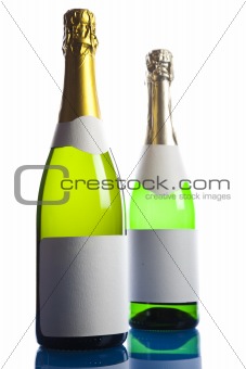 Champagne, alcohol, bottle
