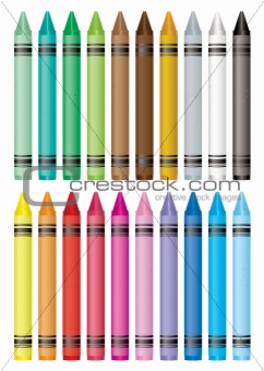 crayon selection