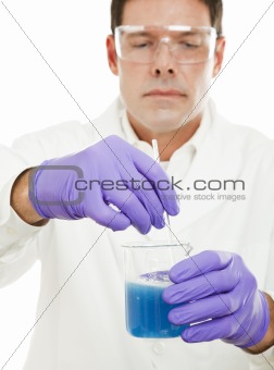 Mixing Compound in Laboratory