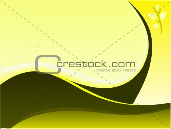 A yellow business card template