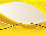 A yellow and white abstract vector background