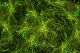 abstract green lighted background