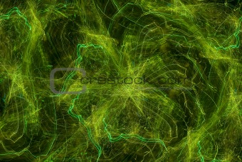 abstract green lighted background