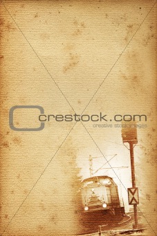 old railway paper