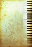 old piano paper