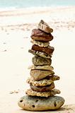 stones on the beach - wellbeing