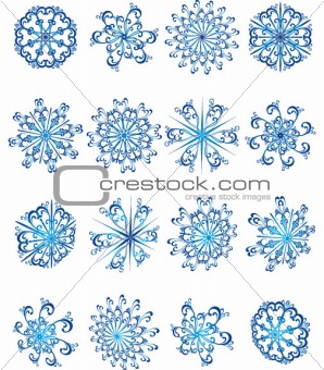 festive snowflakes