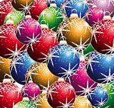 Christmas Balls Background 