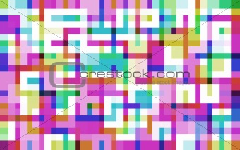 pixelated maze