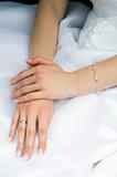 Bride hands