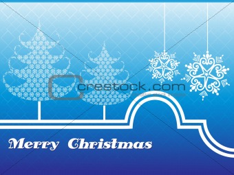illustration of merry christmas background