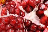 Macro of pomegranate