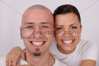 laughing couple
