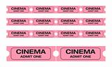 Cinema admit one tickets