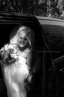 happy bride