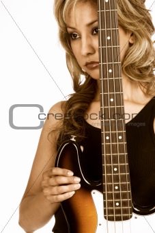 Girl with Bass
