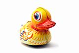 tin toy duckling