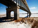 Bridge in winter