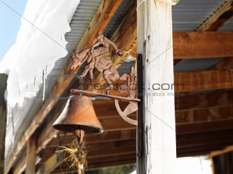 Rusted bell.
