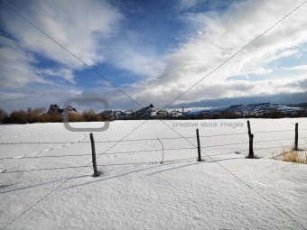 Colorado winter scenic.