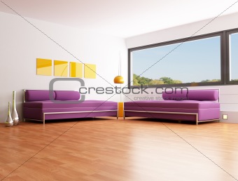 contemporary bright lounge