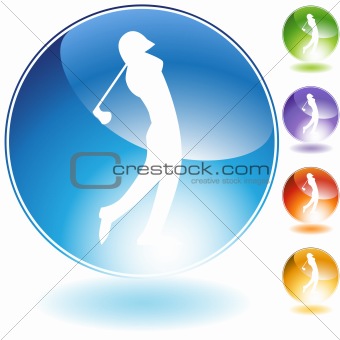 Golf Crystal Icon