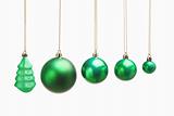 Green Christmas ornament