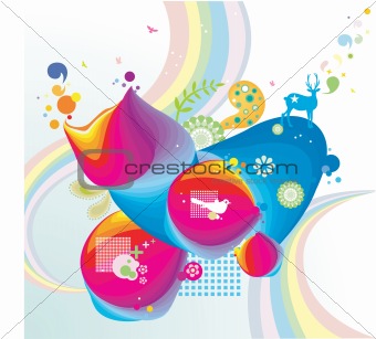 abstract nature scenery