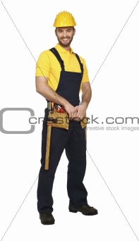 confident young man ready for work