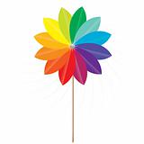 Colorful Windmill Vector