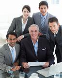 Portrait of a business group showing diversity