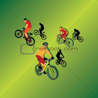 bicyclists for your design
