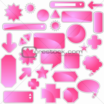 Label Set - Pink