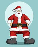 Santa Claus: Christmas greeting card