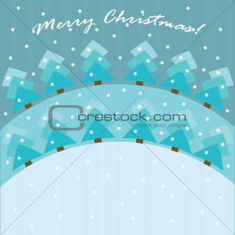 Greeting card "Merry Christmas"
